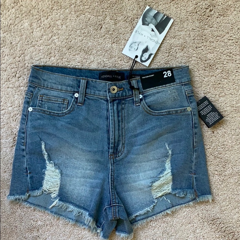 Kendal + Kylie icon denim shorts